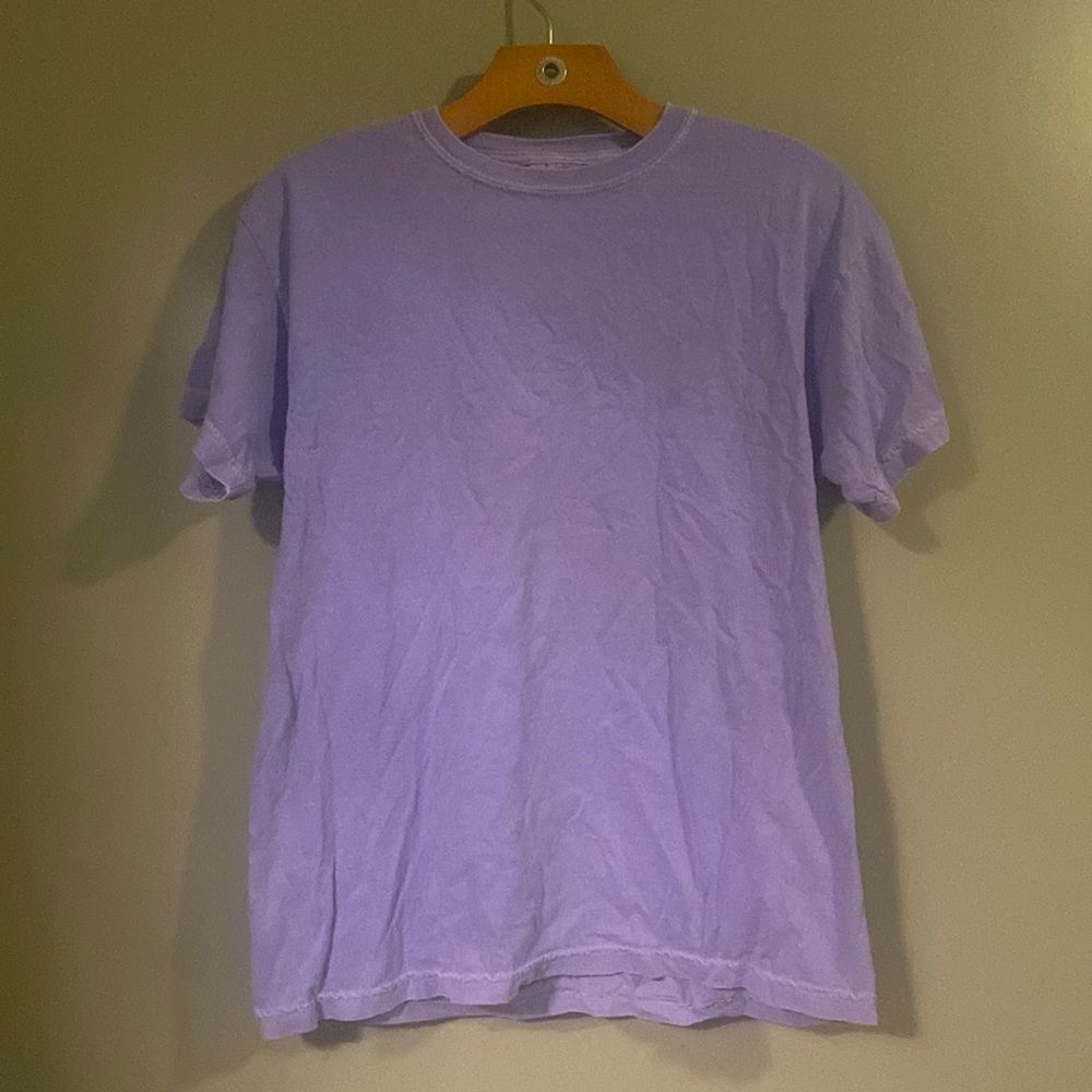 Kids Unisex Medium Purple Comfort Colors Short Sleeve Tshirt Size Youth XL EUC